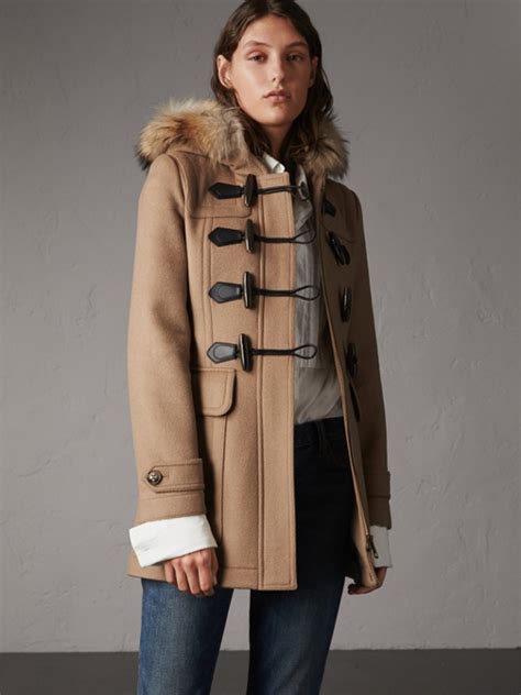 burberry dufflecoat damen